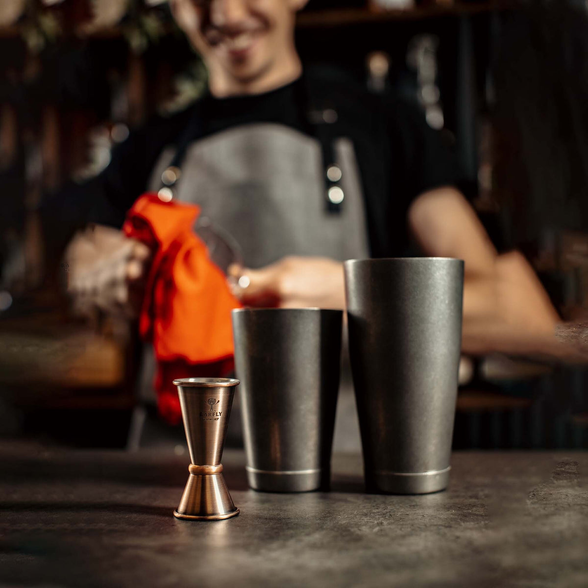 Bar jigger black, 20/40 ml