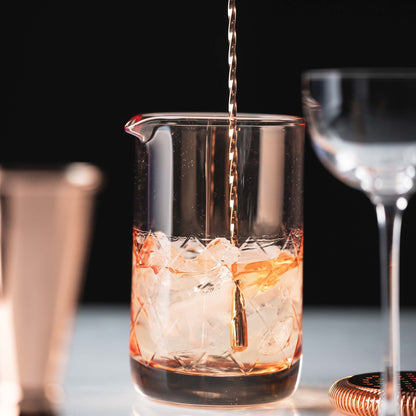 Mixing glass rose, 500 ml
