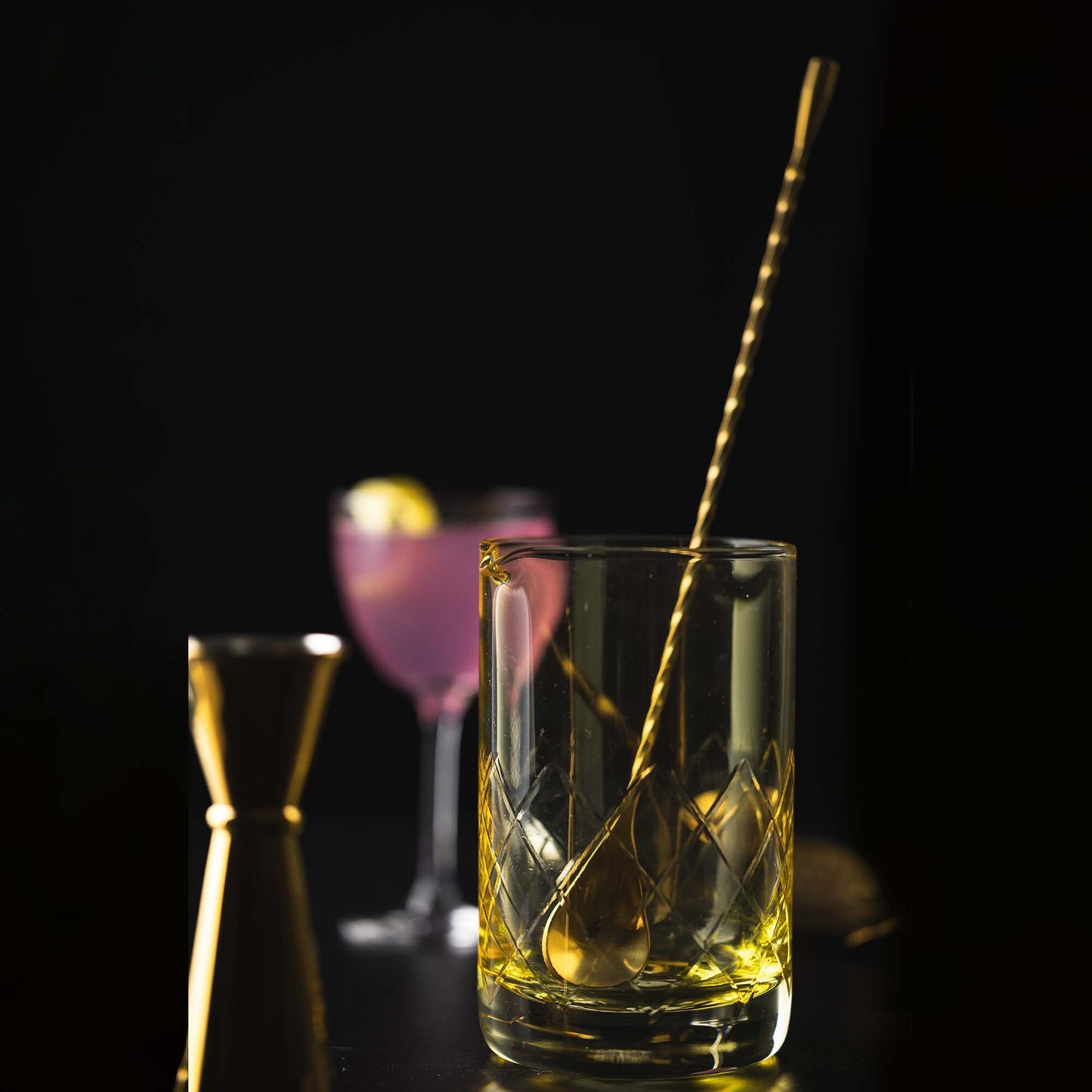 Mixing glass yellow, 500 ml