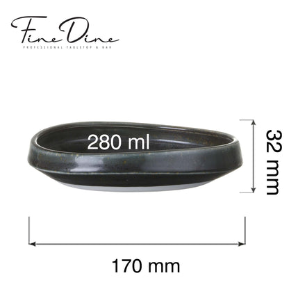 Onyx gourmet plate, 170mm