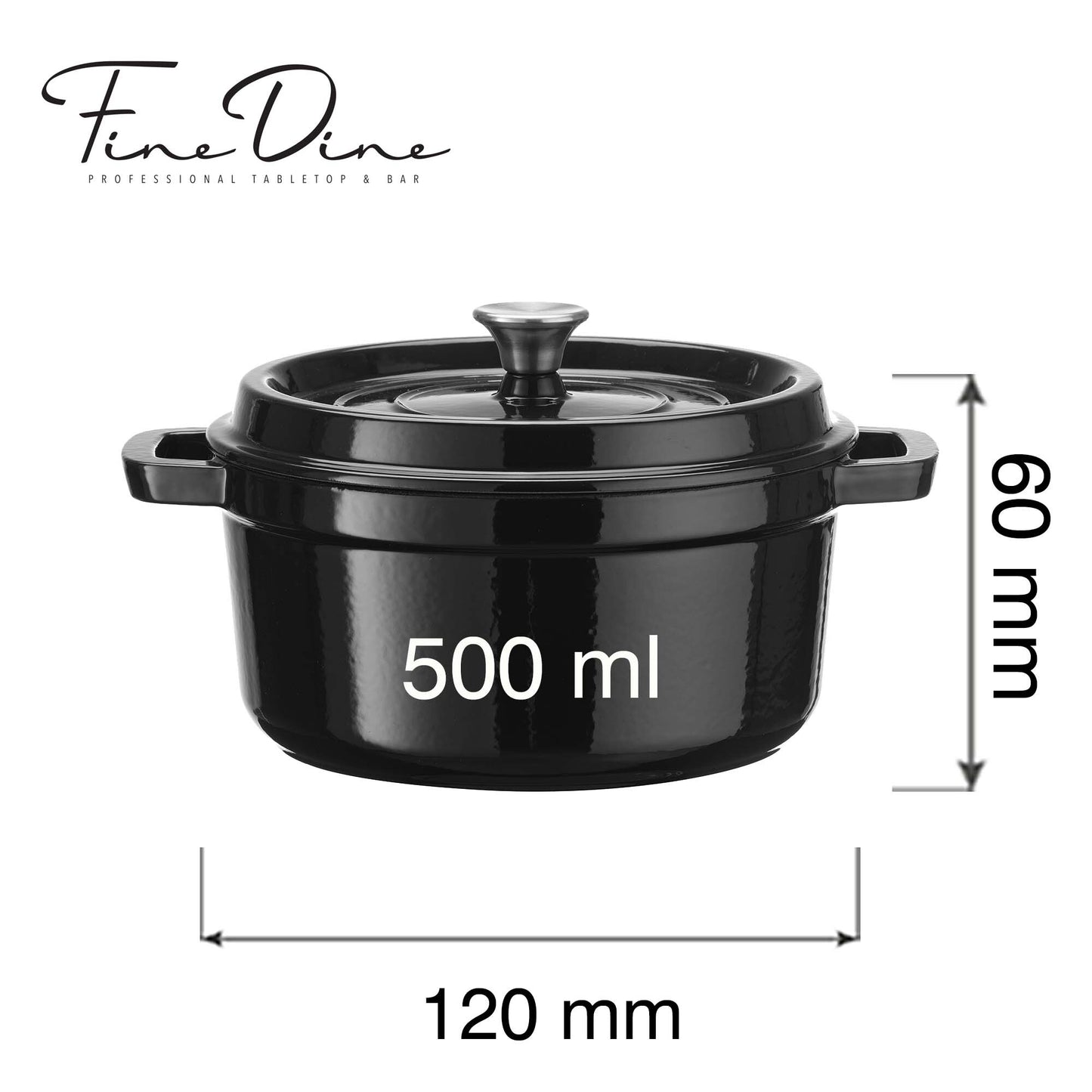 Enamelled cast iron casserole