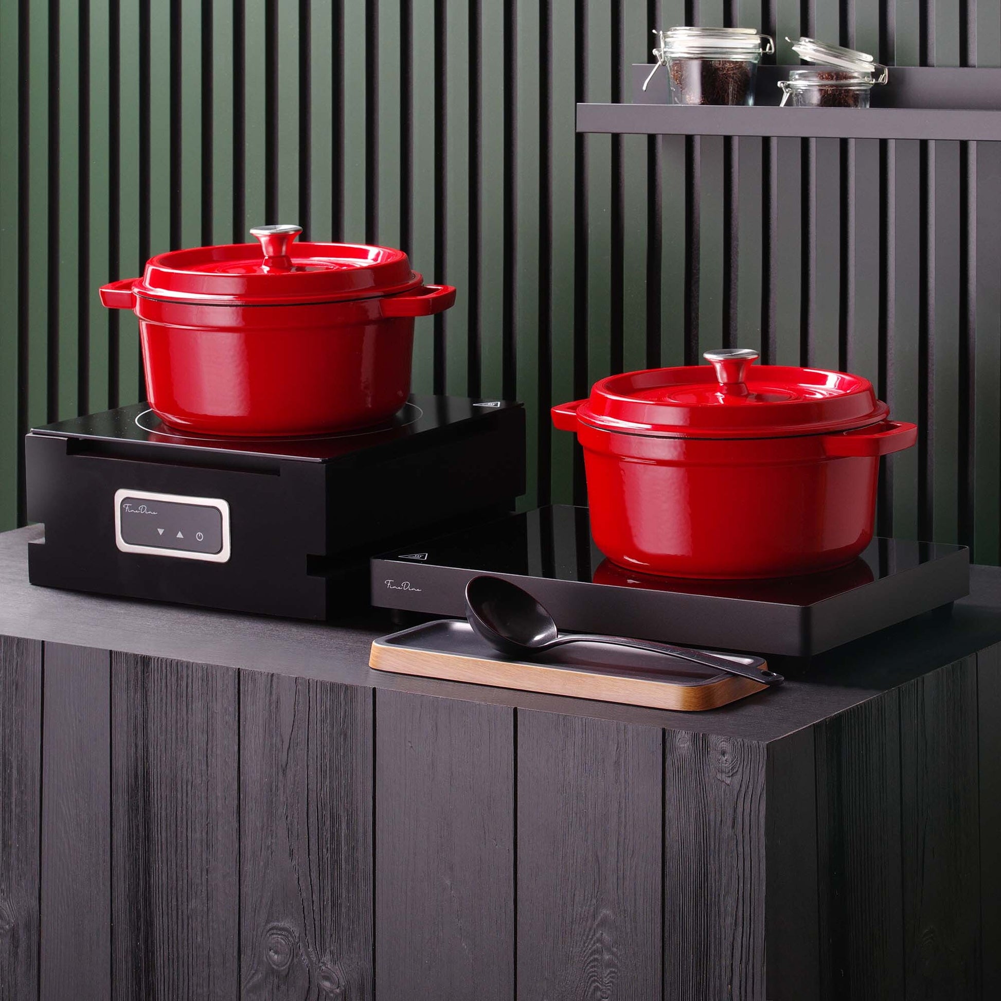 Enamelled cast iron casserole