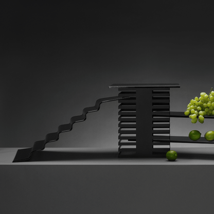 Vetro glass buffet stairs
