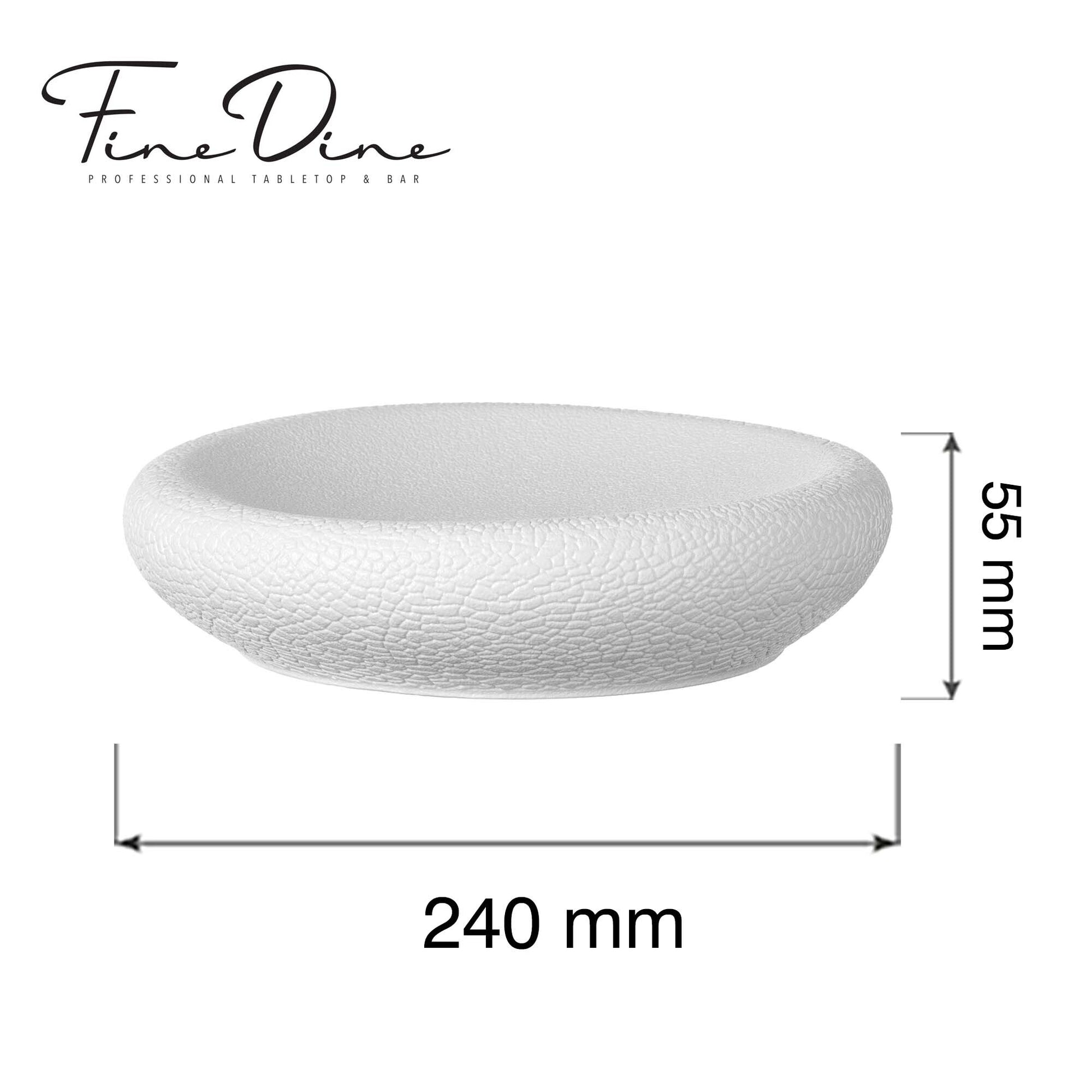 Fizz artistic plate, 240x(h)55mm