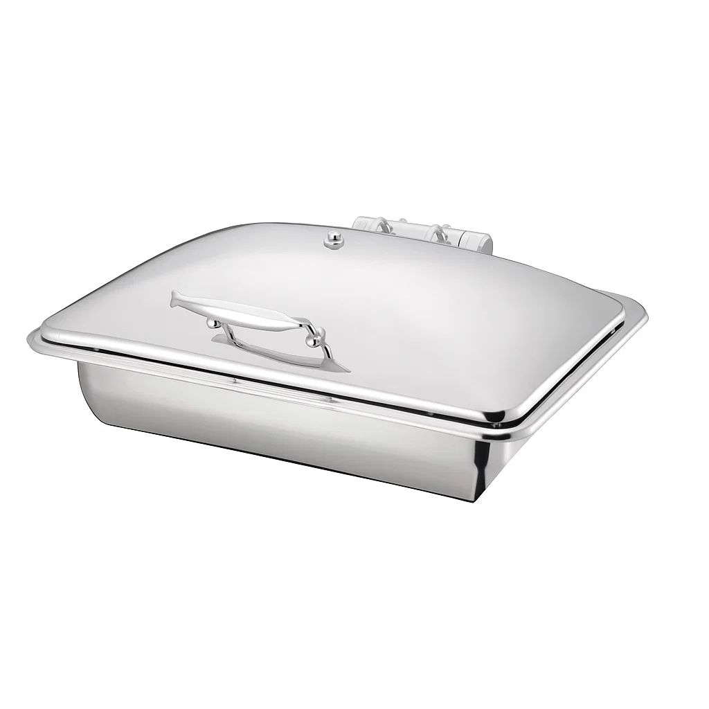 Premium chafing dish with glass cover GN 1/1