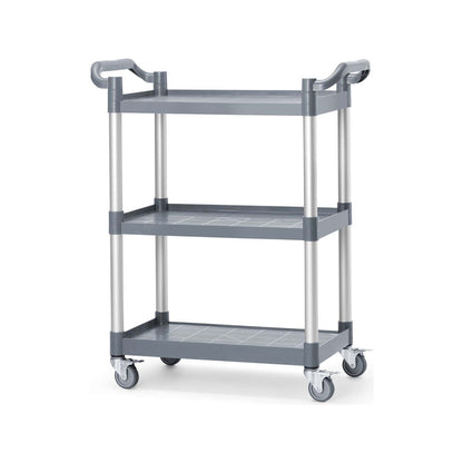 3-shelf polypropylene service cart, AmerBox, 800x410x(H)950mm