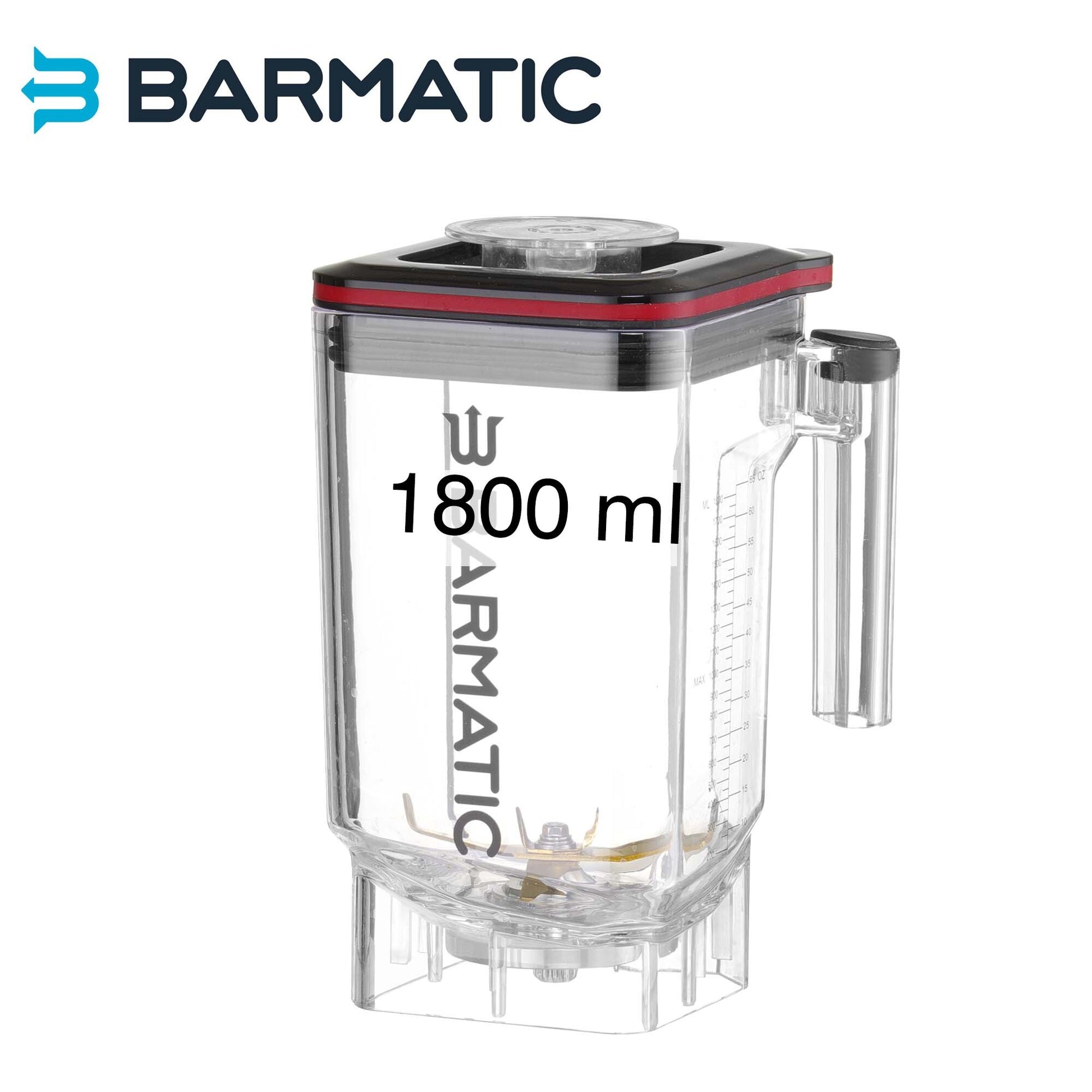Storm jug with titanium-coated blade, BPA free, 1.8L