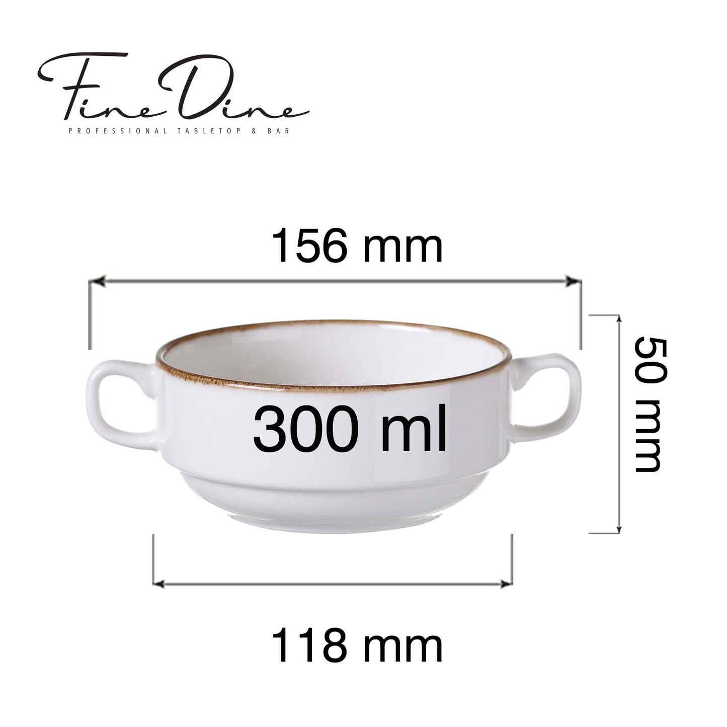 Vanilla soup cup, 300 ml