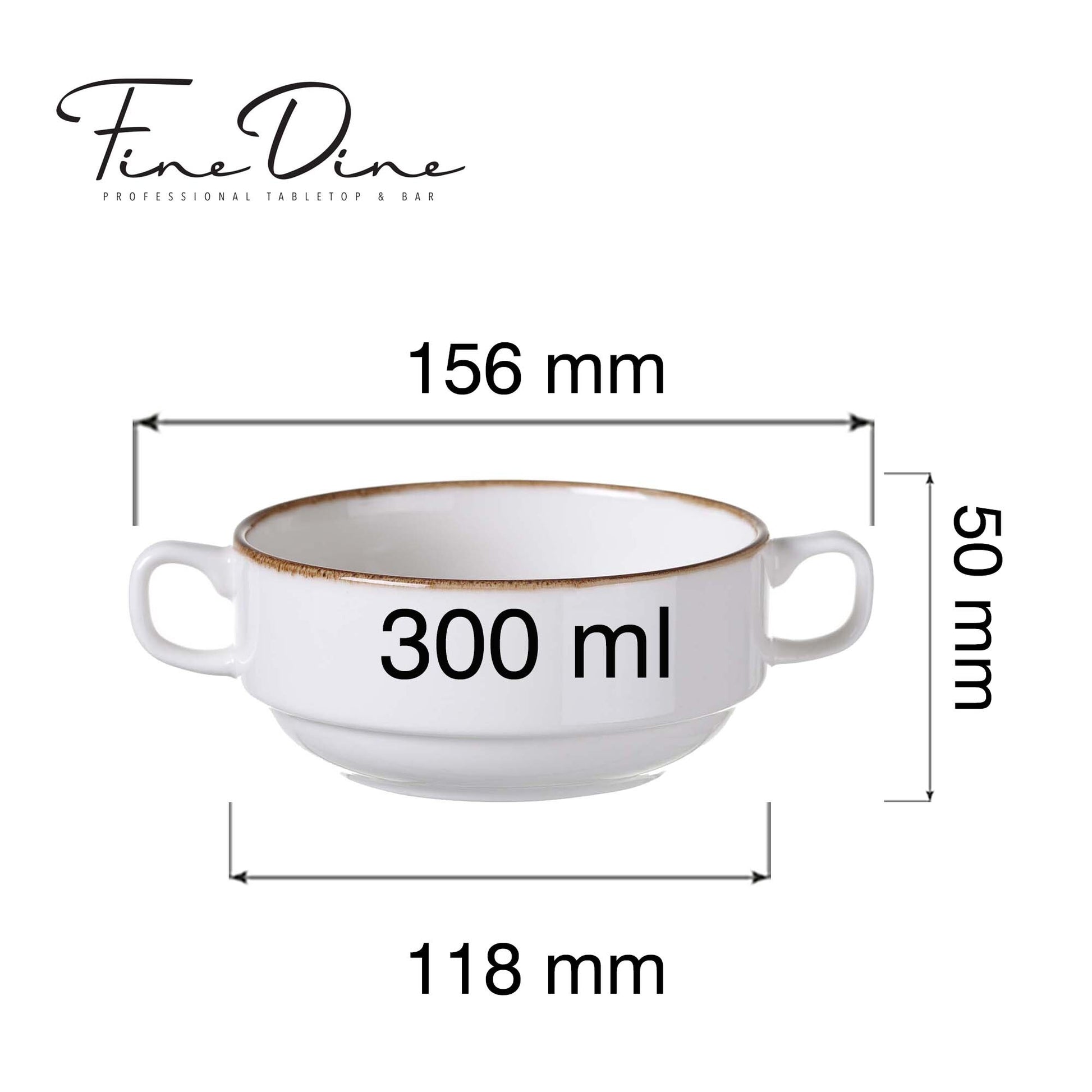 Vanilla soup cup, 300 ml
