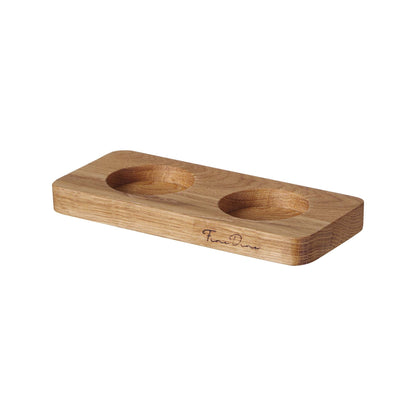 Madeira salt and pepper mill stand