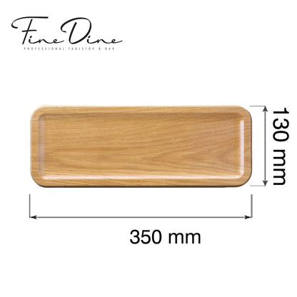 Panama White serving tray, 350x130x(h)20mm