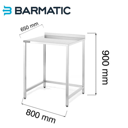 Oxygen bar construction table, 800mm