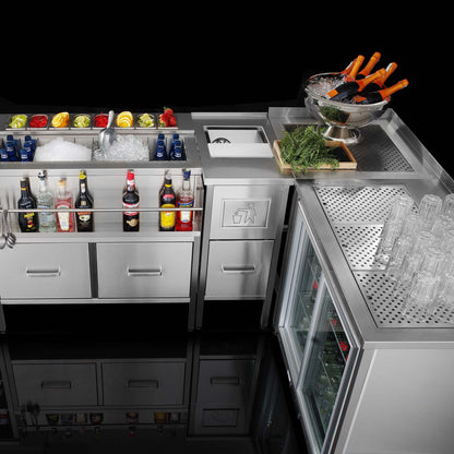 Oxygen bar construction table, 800mm
