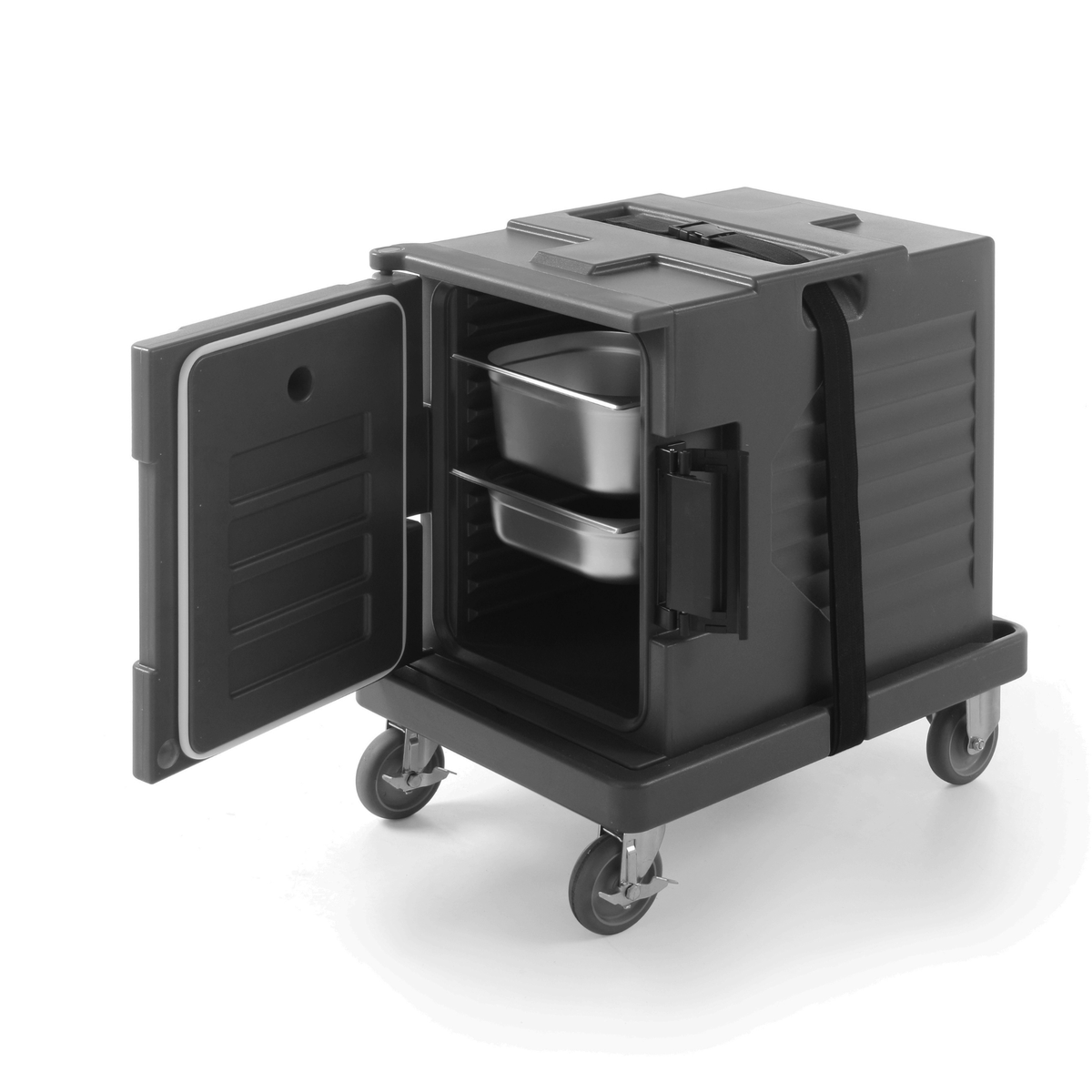 Front loader heat insulation box 2xGN1/1 200, 477x680x(H)590mm
