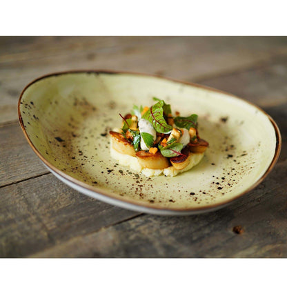 Fine Dine organic shape plate, 350x210mm