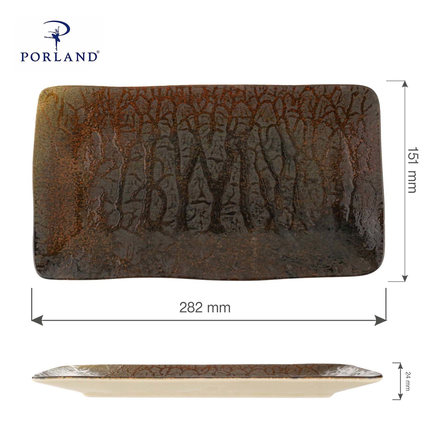 Genesis Rectangular Plate 280mm