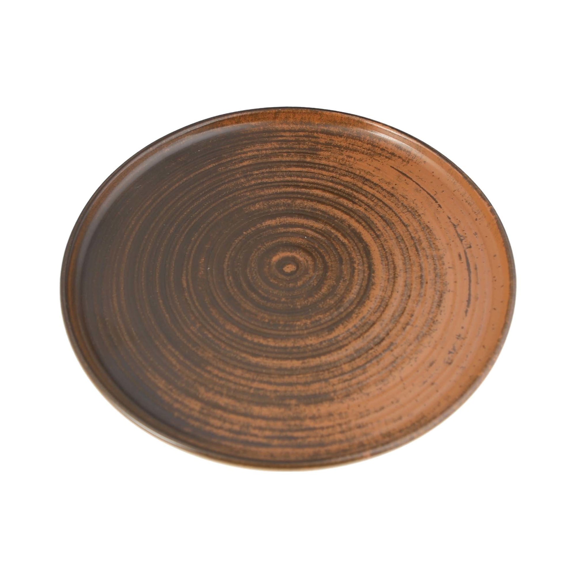 Porland bown Lykke Brown high edge plate