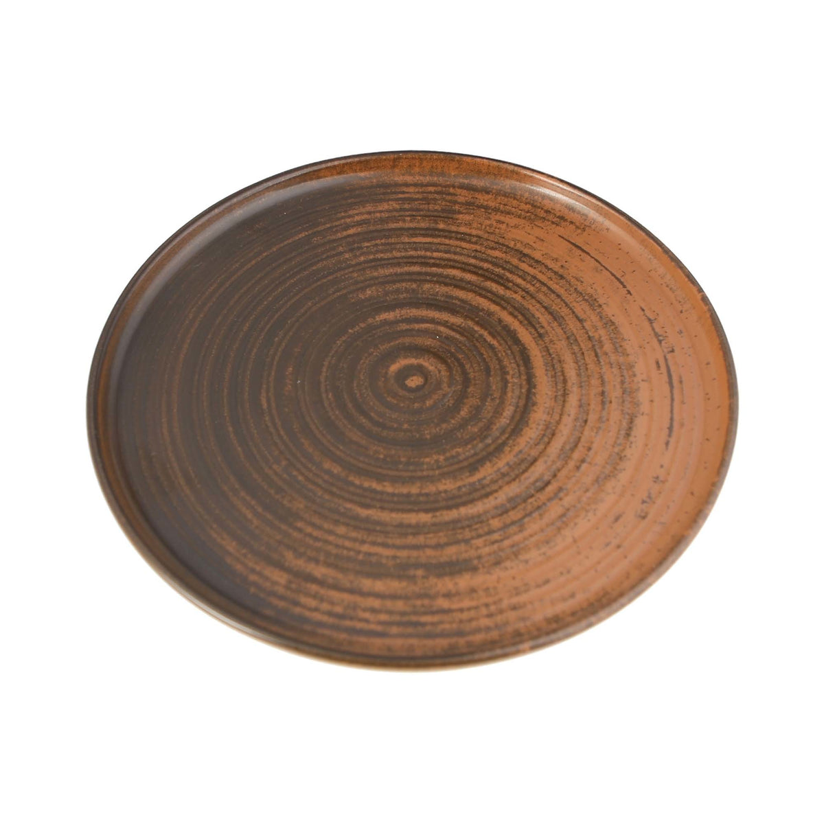 Porland bown Lykke Brown high edge plate