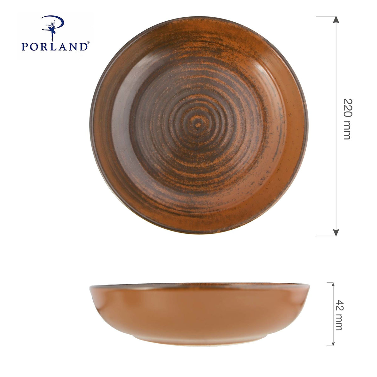 Porland bown Lykke Brown coupe plate