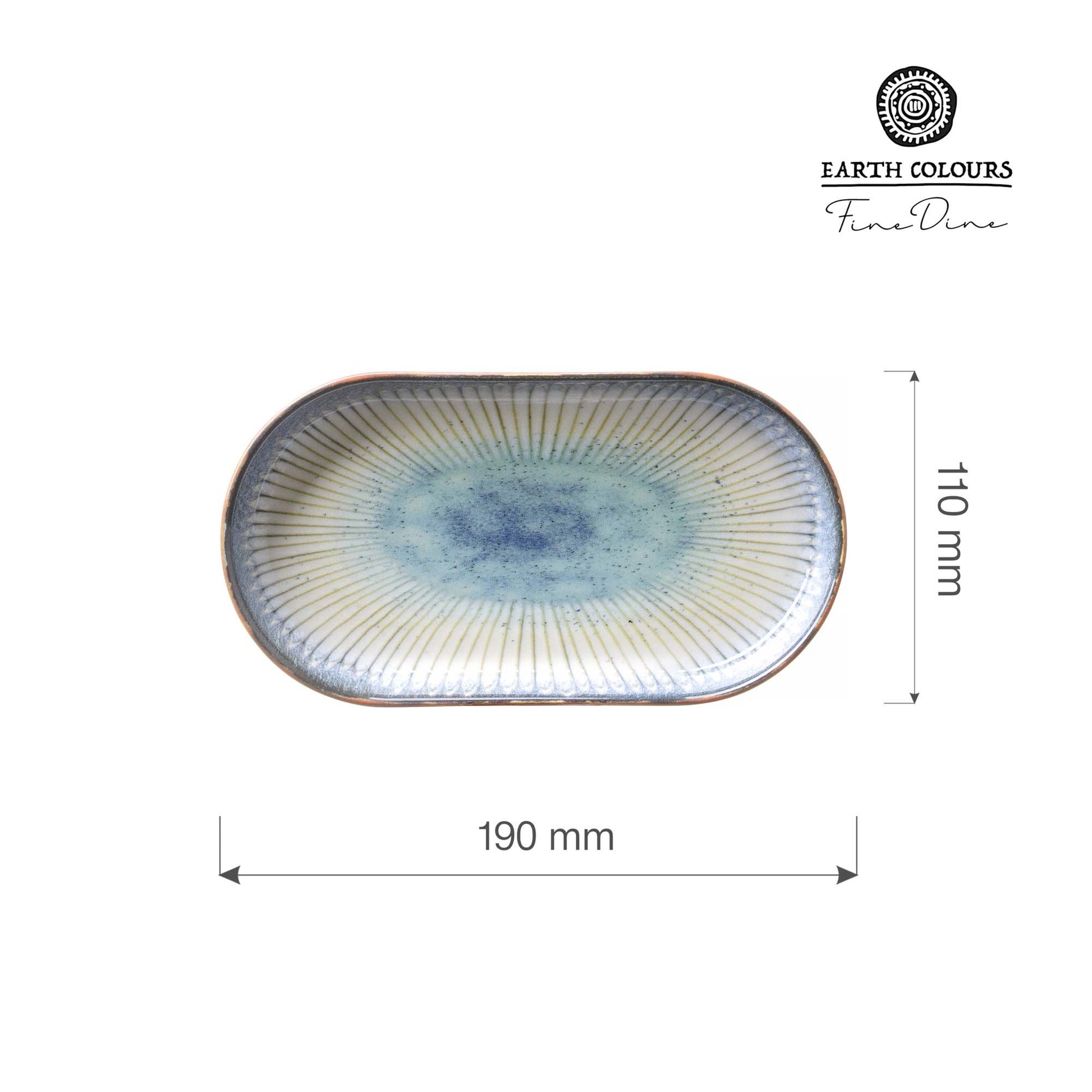 Fine Dine oval plate