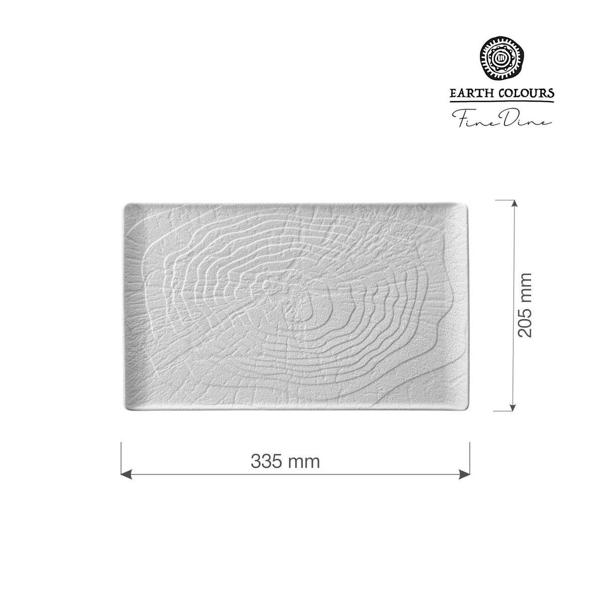 Fine Dine rectangular plate