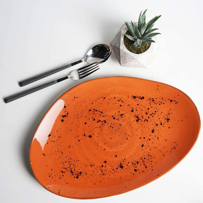 Fine Dine organic shape plate, 350x210mm