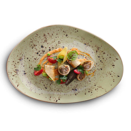 Fine Dine organic shape plate, 350x210mm
