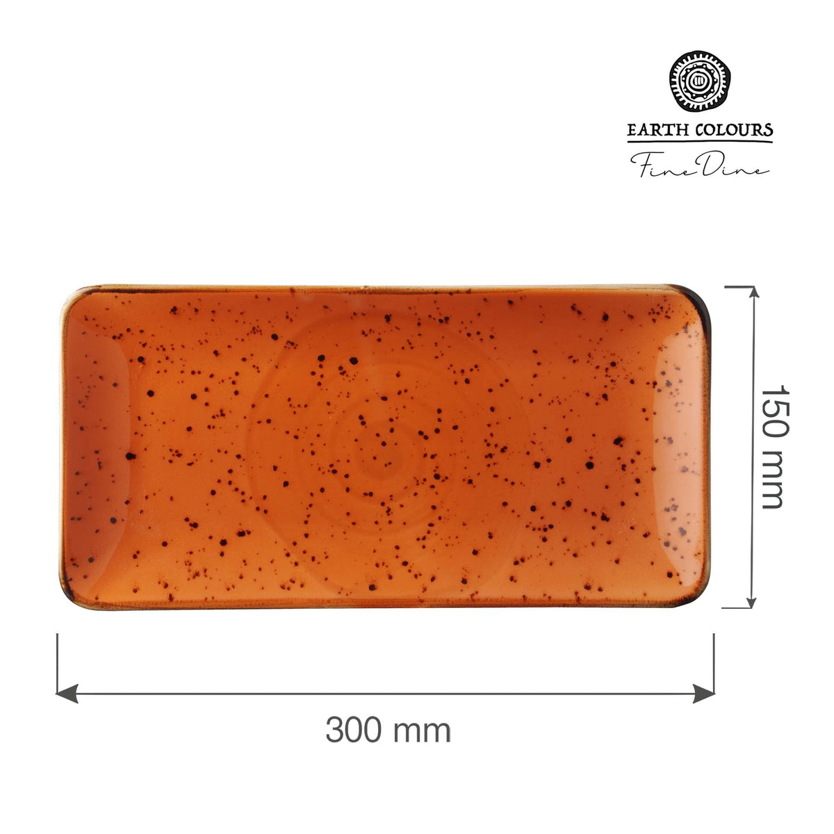 Fine Dine rectangular plate, 300x150mm