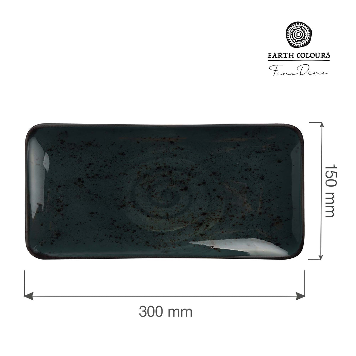 Fine Dine rectangular plate, 300x150mm