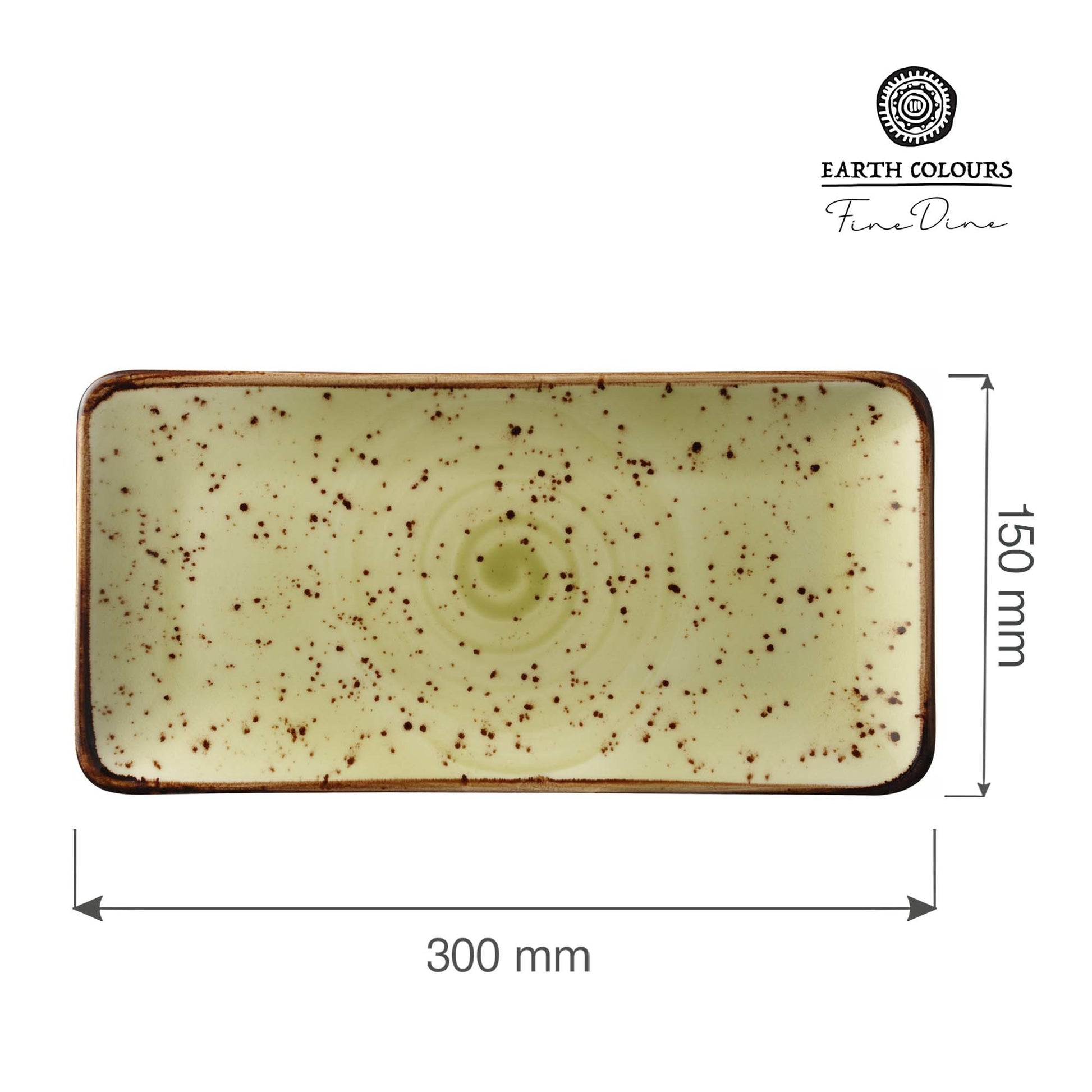 Fine Dine rectangular plate, 300x150mm