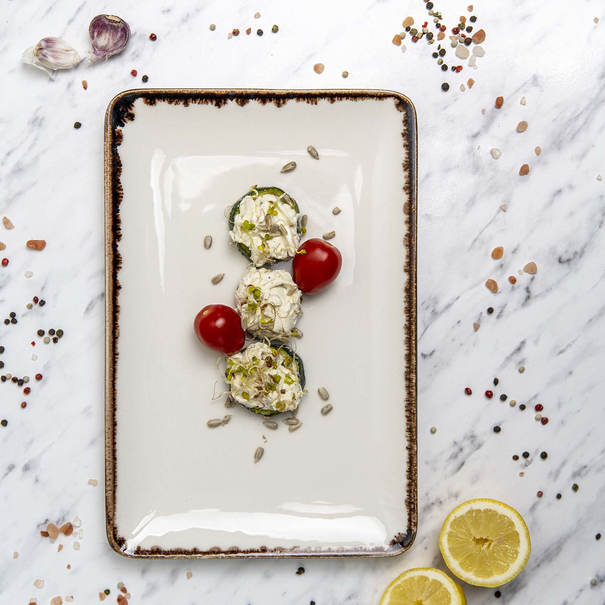 Fine Dine rectangular plate, 300x150mm