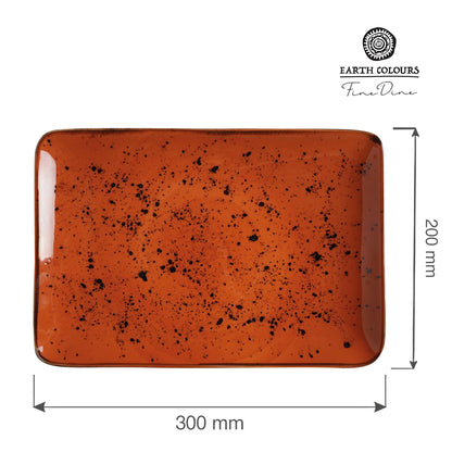 Fine Dine rectangular plate, 300x200mm