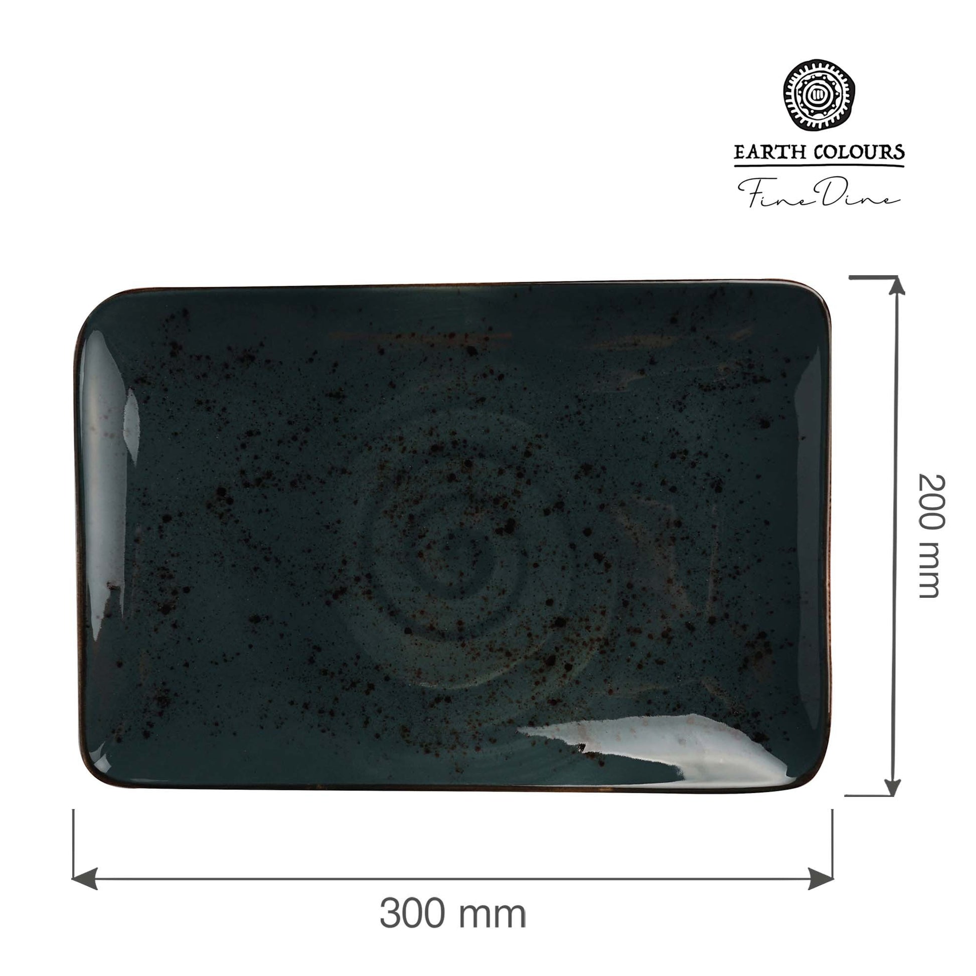 Fine Dine rectangular plate, 300x200mm