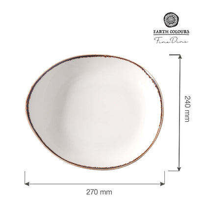 Fine Dine presentation plate, 240x270mm