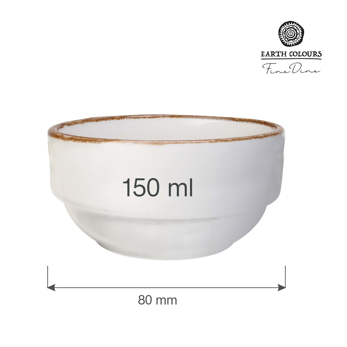 Fine Dine stackable bowl - 80mm