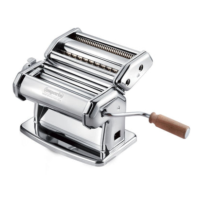 Imperia iPasta chrome manual pasta machine, front view