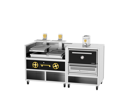 Josper Charcoal Oven and Grill Combo CVJ-PRO-50-2-1 L, 295 diners, alternate view