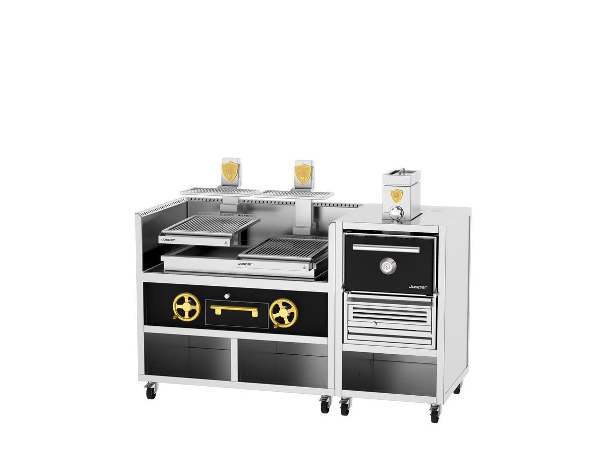 Josper Charcoal Oven and Grill Combo CVJ-PRO-50-2-1 S, 200 diners, alternate view