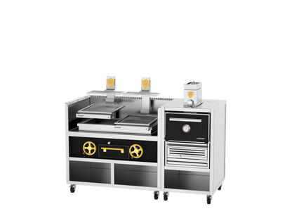 Josper Charcoal Oven and Grill Combo CVJ-PRO-50-2-1 S, 200 diners, alternate view