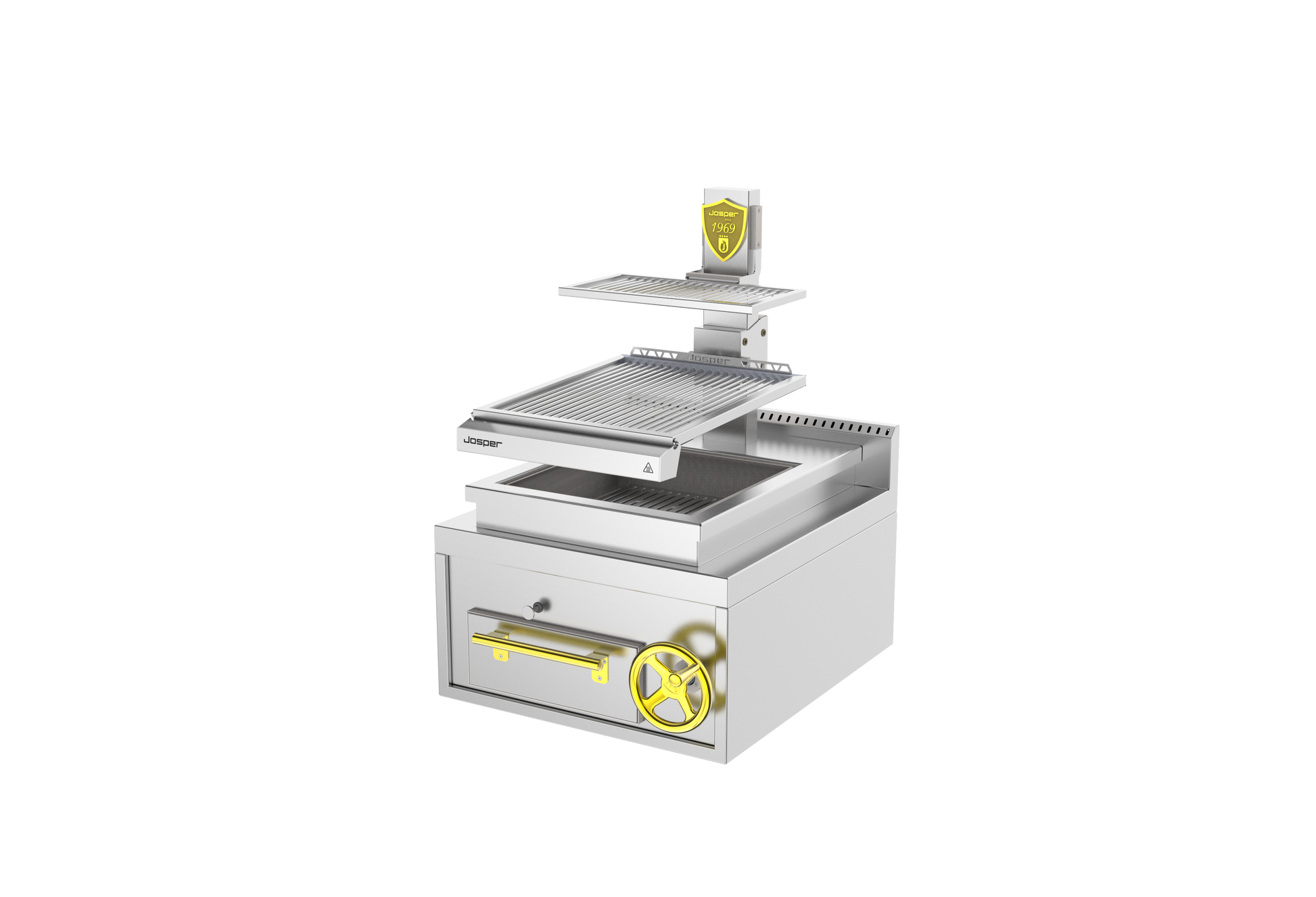 Josper PVJ-1-1-CT 50 single-module open charcoal grill, countertop