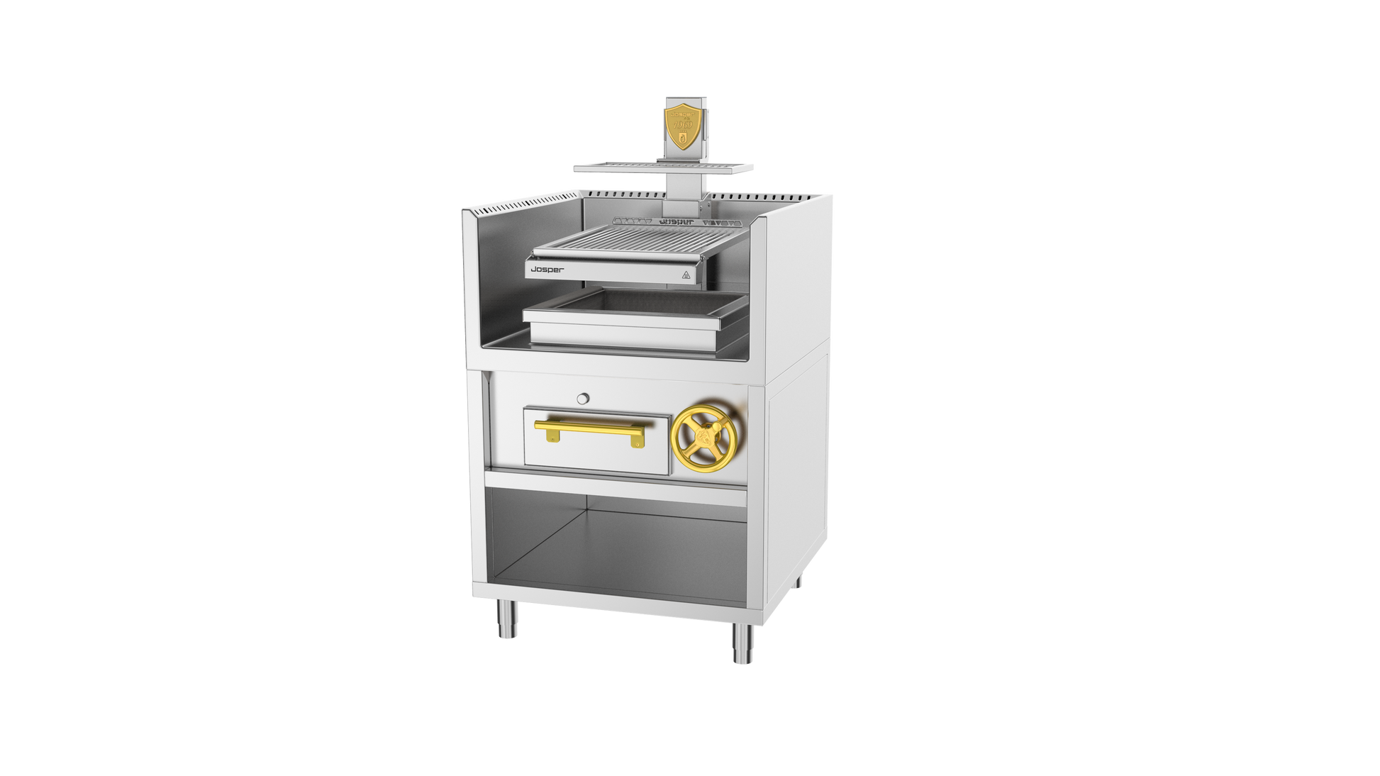 Josper PVJ-1-1-MB 50 monoblock open charcoal grill, 60 diners