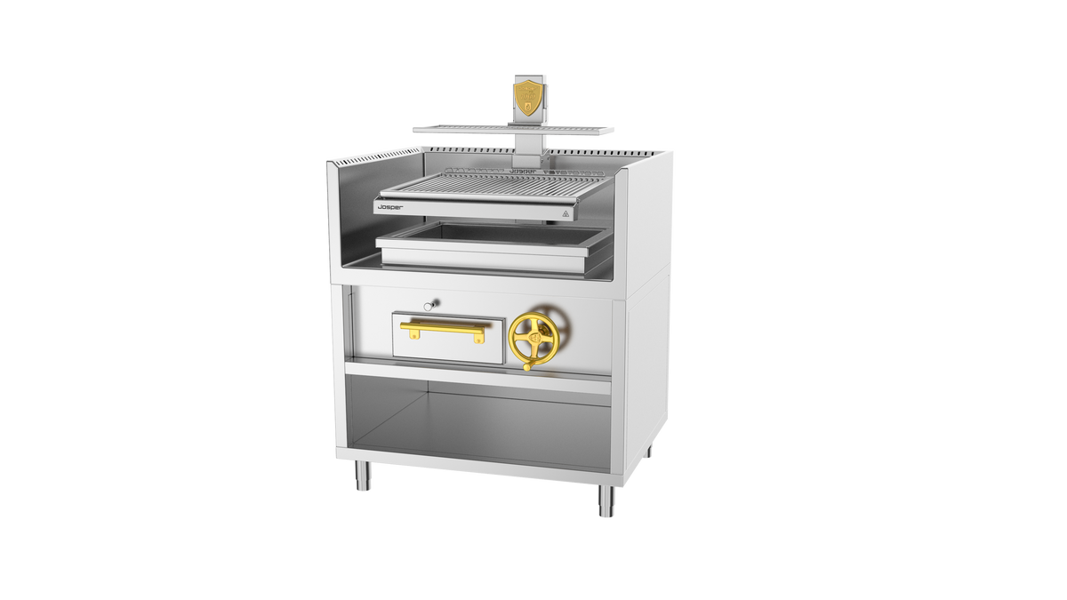 Josper PVJ-1-1-MB 76 monoblock open charcoal grill, 80 diners