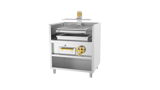 Josper PVJ-1-1-MB 76 monoblock open charcoal grill, 80 diners