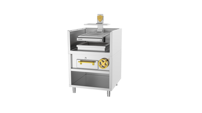Josper PVJ-2-1-MB 50 monoblock open charcoal grill, 120 diners