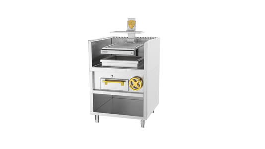 Josper PVJ-2-1-MB 50 monoblock open charcoal grill, 120 diners