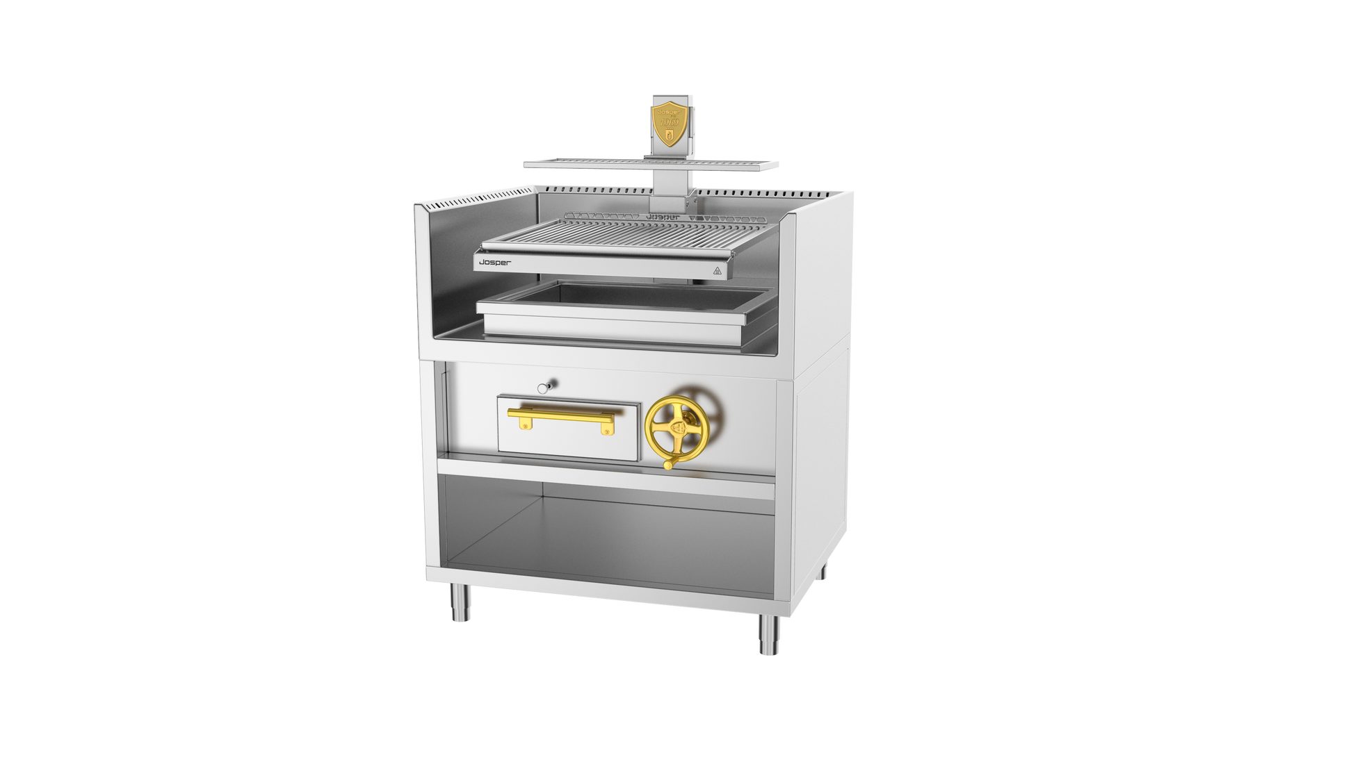Josper PVJ-3-3-MB 76 monoblock open charcoal grill, 240 diners