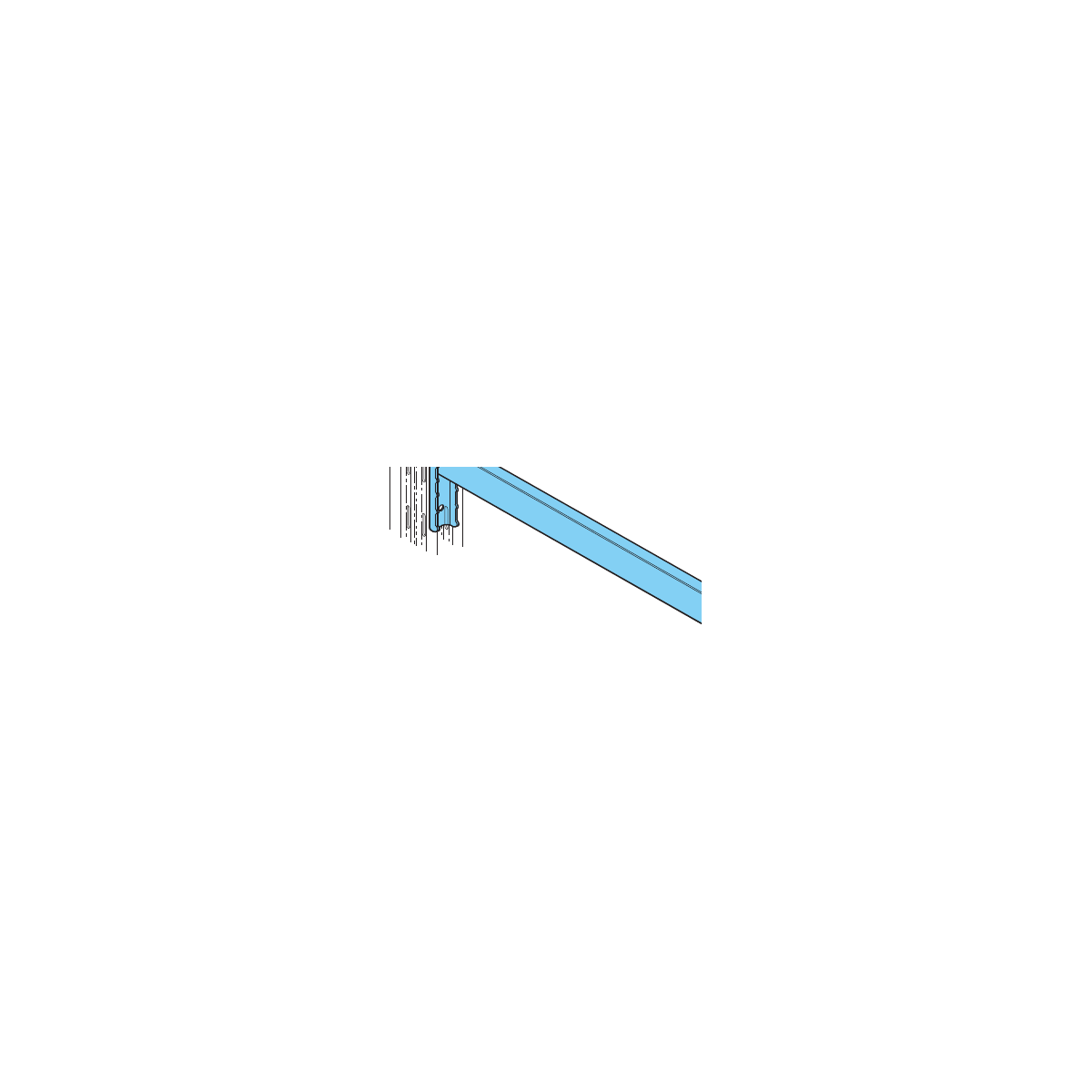 LaFortezza Universal fixed end traverse hooking into an upright