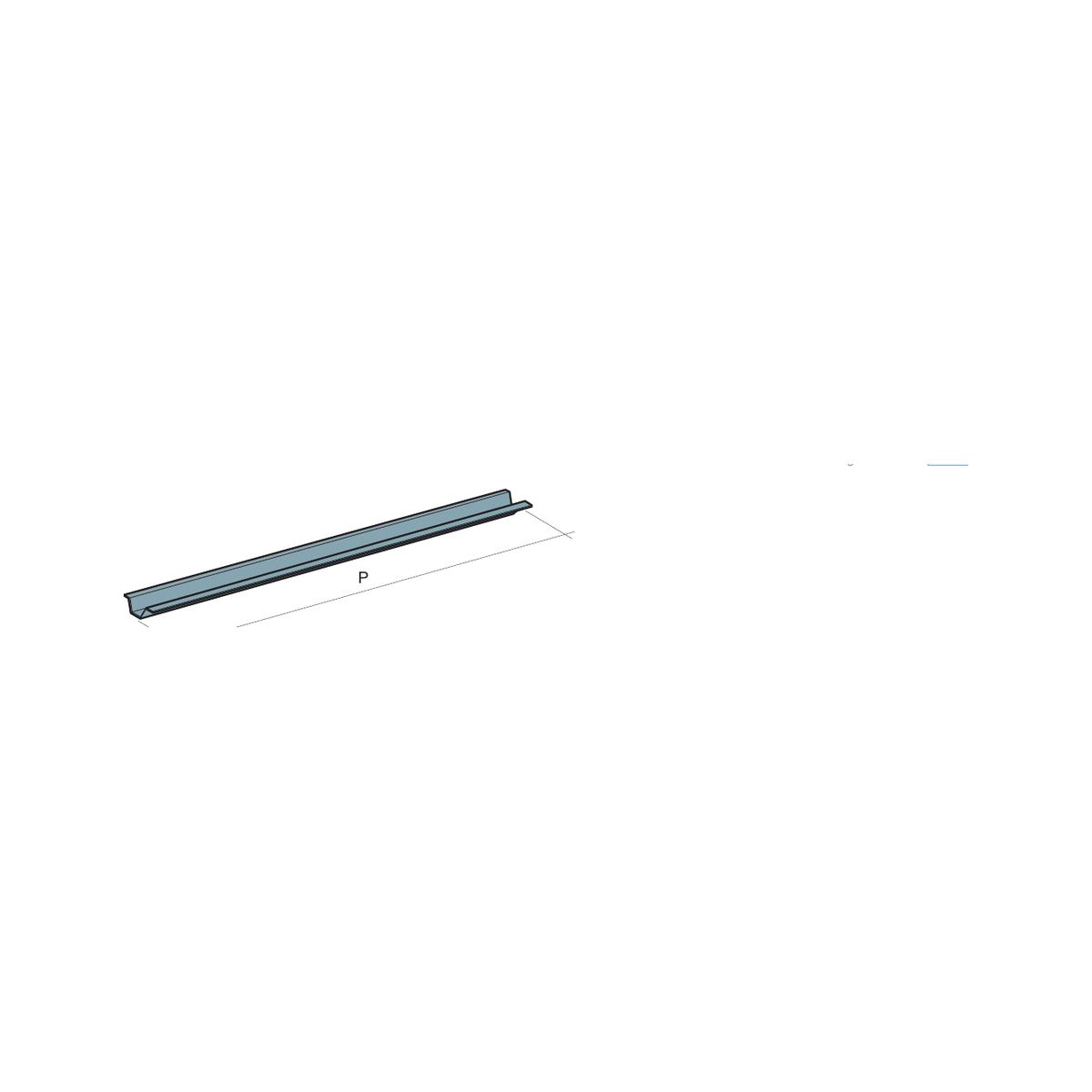 LaFortezza Universal galvanised shelf reinforcement bar