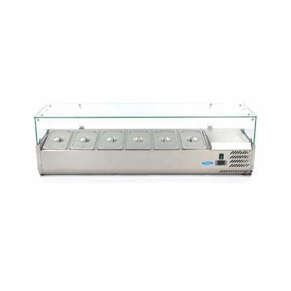 Maxima Countertop Prep Fridge, 1500 mm, 6 x 1/3 GN, additional view