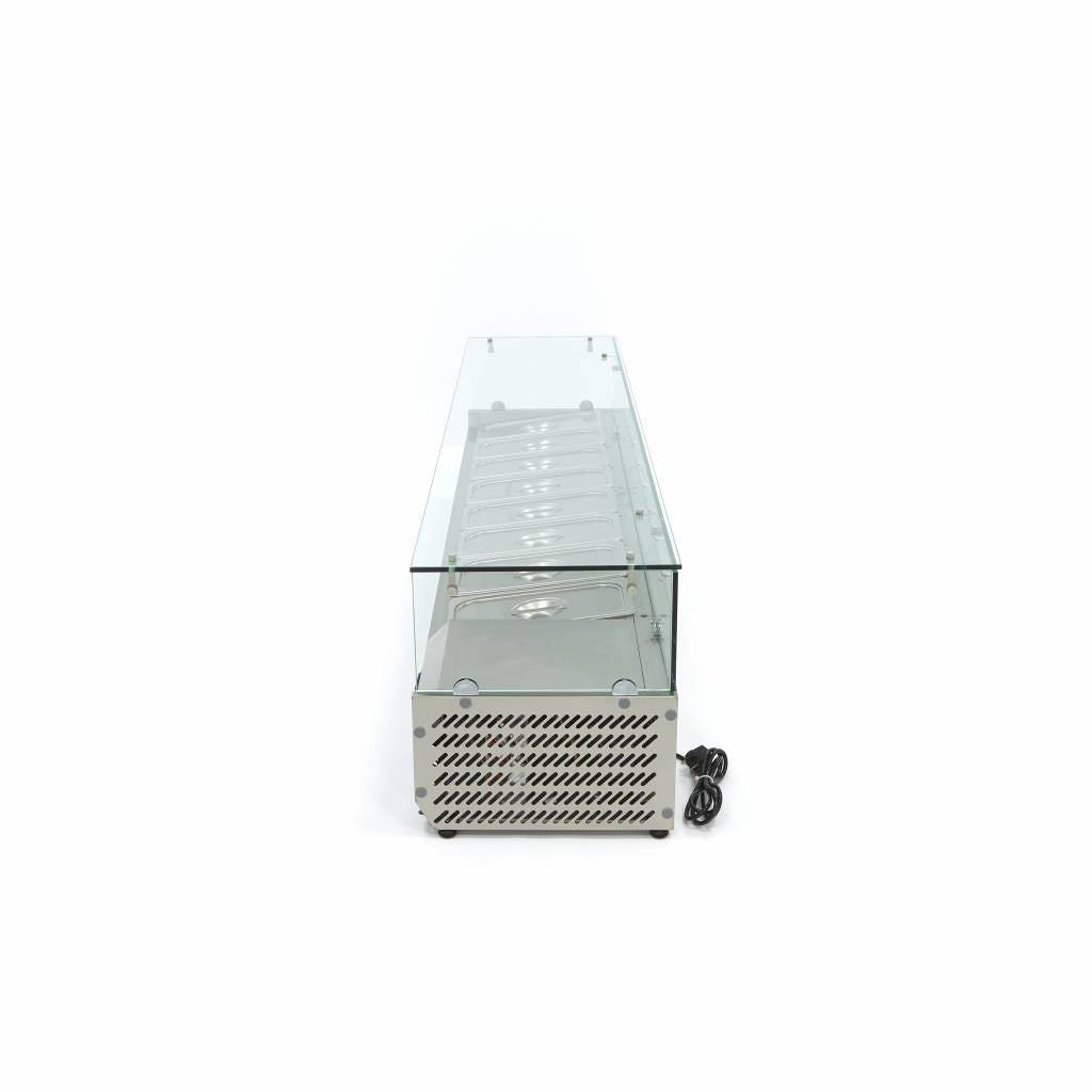 Maxima Countertop Prep Fridge, 1800 mm, 8 x 1/3 GN, additional view